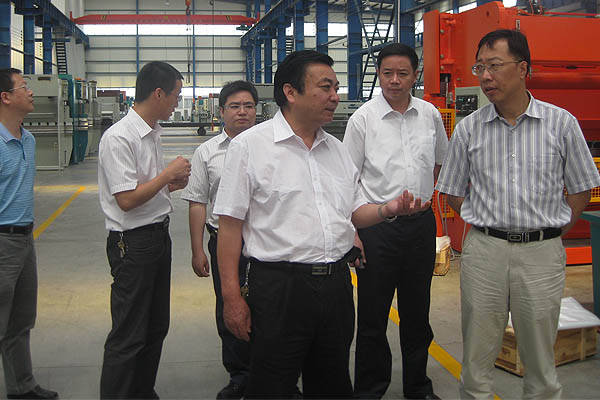 马鞍山市副市长魏庆农观赏安徽中德