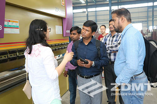 剪板机出口印度市场-安徽中德机床股分无限公司